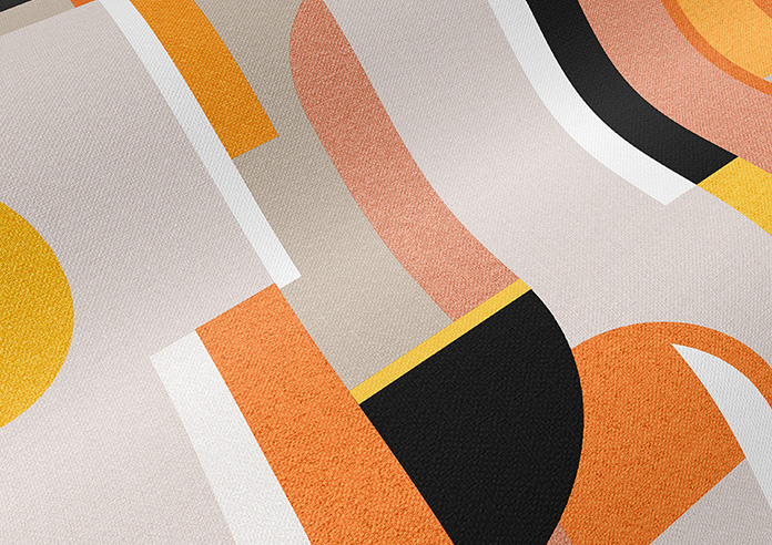 Archways, Orange - Roman Blind - Image 4